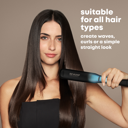 Revamp Wide Ultra X Shine Ceramic Hair Straightener