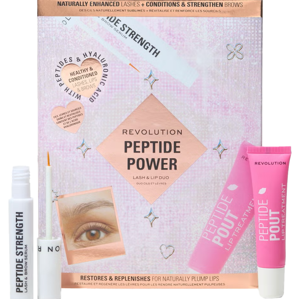 Makeup Revolution Peptide Power Lash & Lip Duo