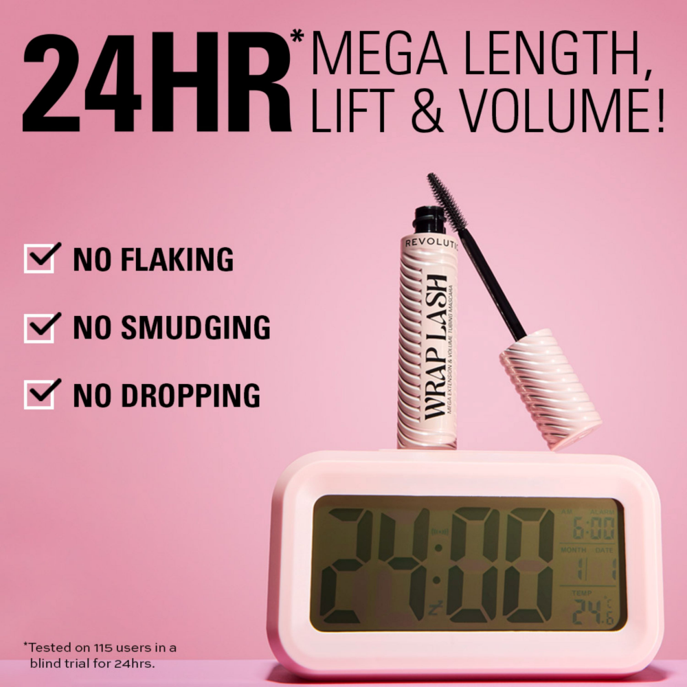 Makeup Revolution Wrap Lash Tubing Mascara Black 9ml