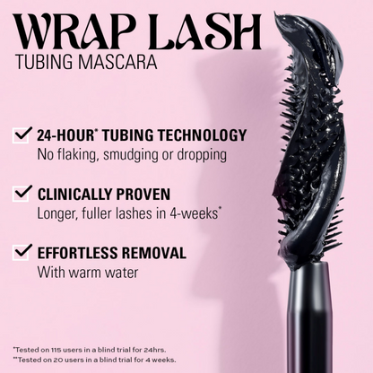 Makeup Revolution Wrap Lash Tubing Mascara Black 9ml