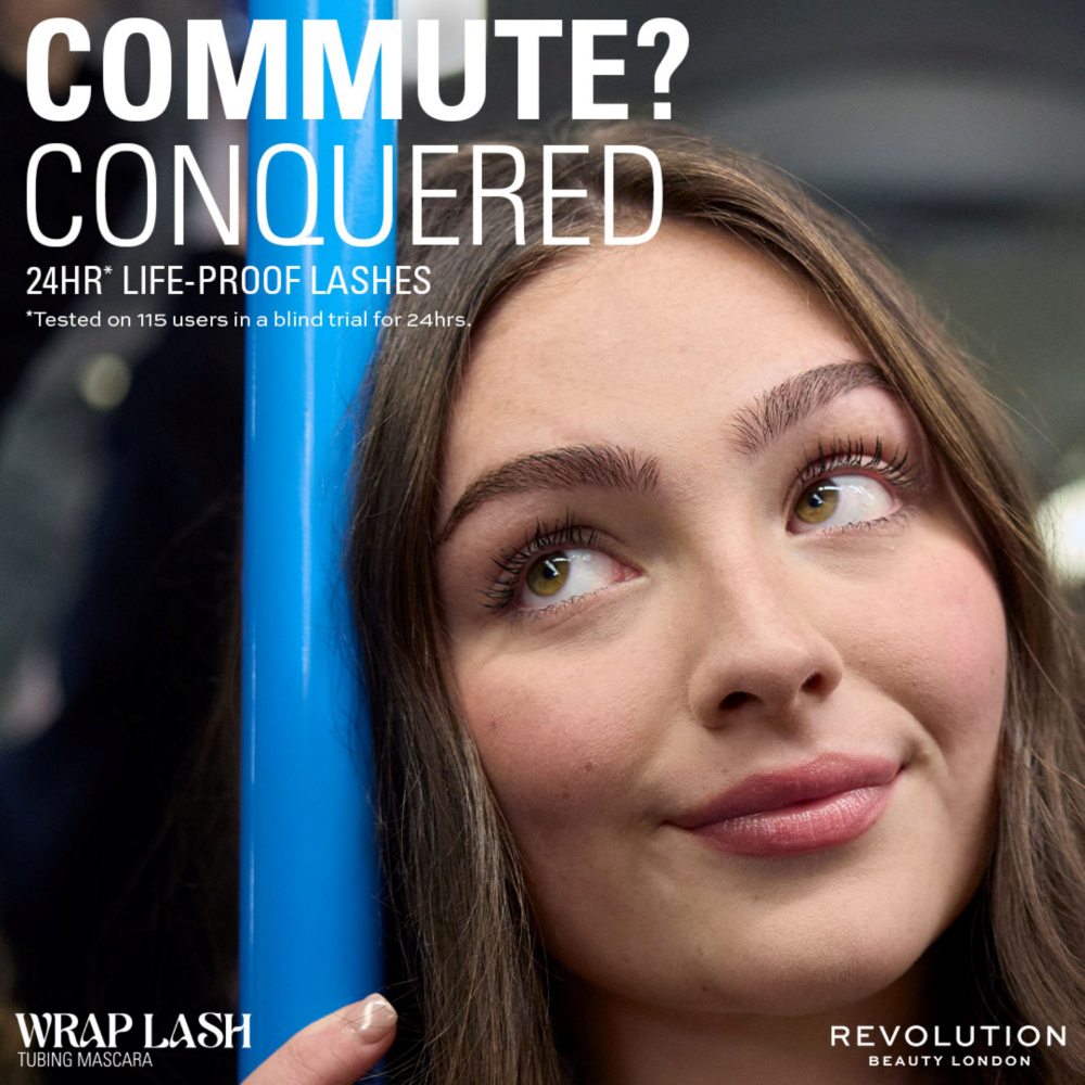 Makeup Revolution Wrap Lash Tubing Mascara Black 9ml