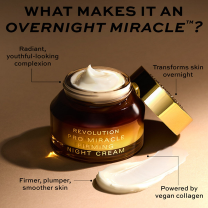 Makeup Revolution Pro Miracle Firming Vegan Night Cream 50ml