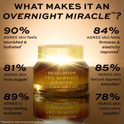 Makeup Revolution Pro Miracle Firming Vegan Night Cream 50ml