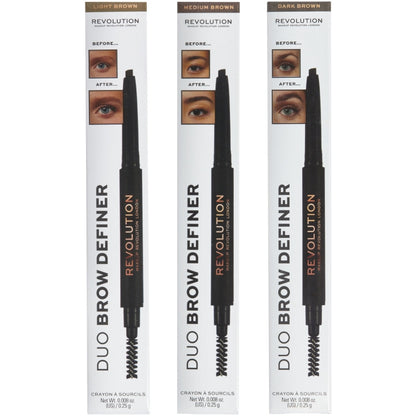 Makeup Revolution Duo Brow Definer Pencil