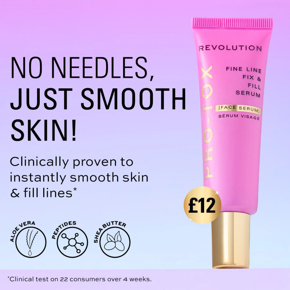 Revolution Skincare Pro-Tox Fine Fix & Fill Face Serum 30ml