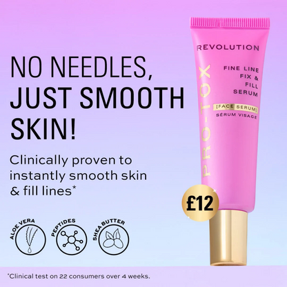 Revolution Skincare Pro-Tox Fine Fix & Fill Face Serum 30ml