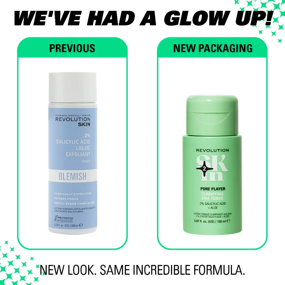 Revolution Skincare Pore Player Clarifying BHA Toner 150ml