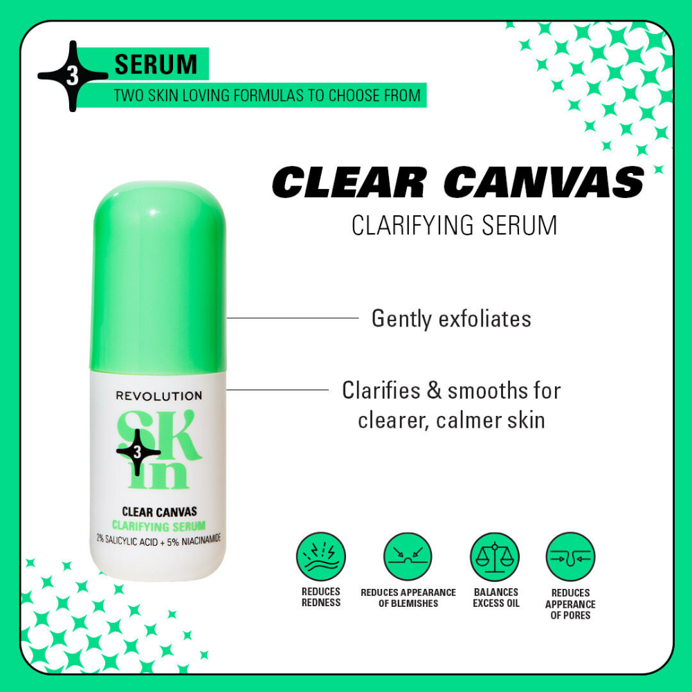 Revolution Skincare Clear Canvas Clarifying Serum 30ml