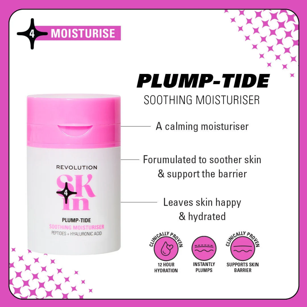 Revolution Skincare Plump-Tide Soothing Moisturiser 50ml