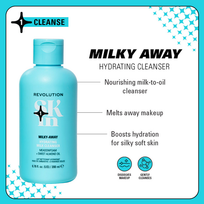 Revolution Skincare Milky-Away Hydrating Milk Cleanser 200ml