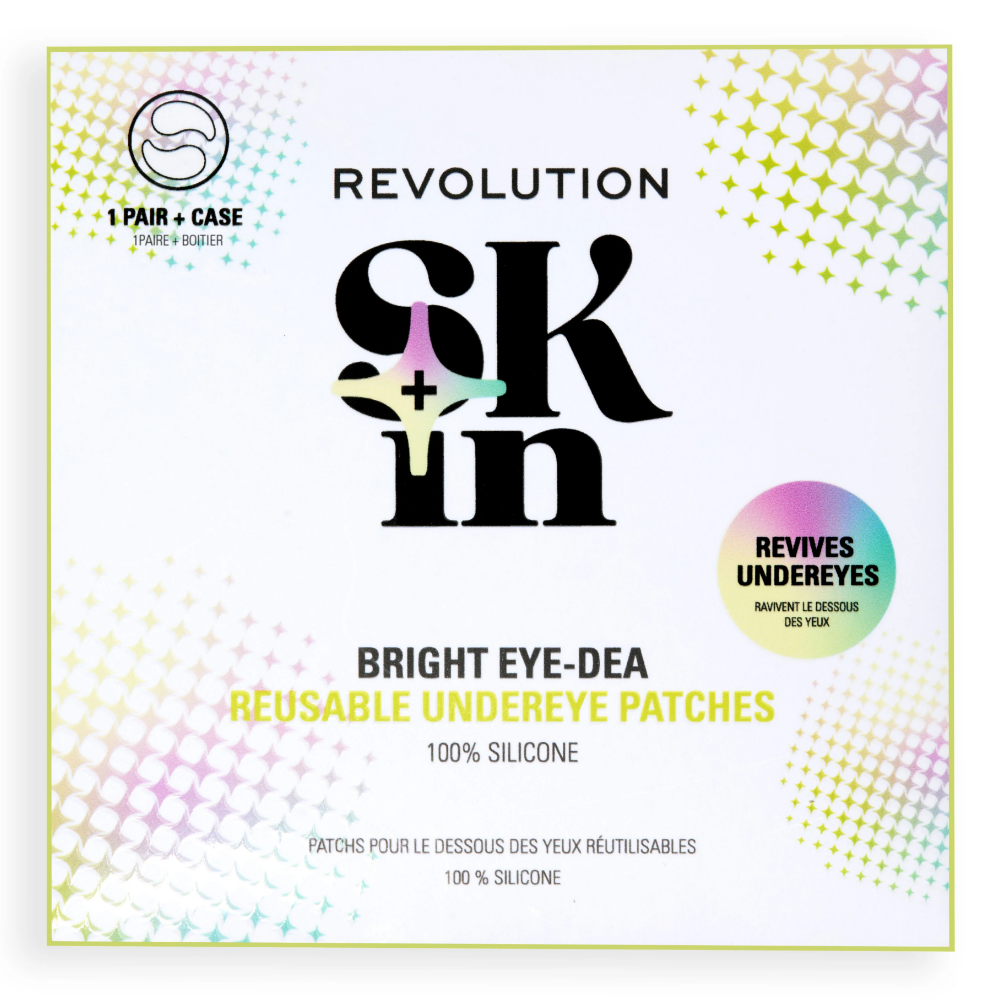 Revolution Skincare Bright Eye-Dea Reusable Silicone Under Eye Patches 1 Pair