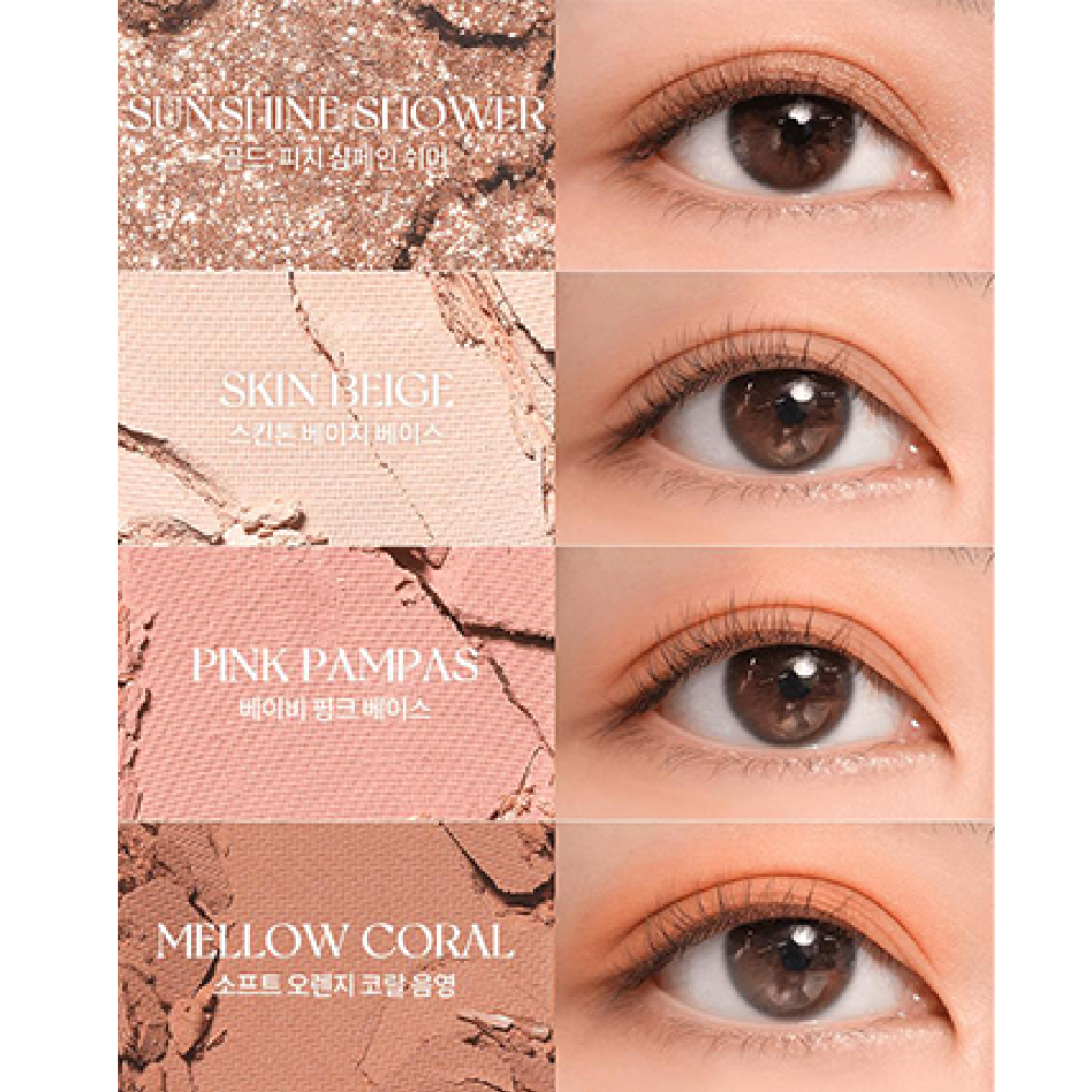 ROM&ND Better Than Palette 01 Pampas Garden 10 Colour Makeup Palette