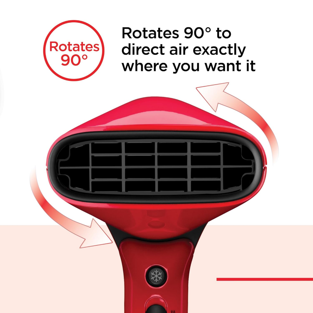 Revlon Pro Collection Airflow Control Hair Dryer Red