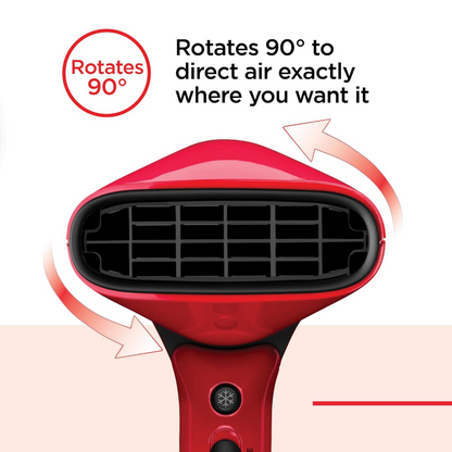 Revlon Pro Collection Airflow Control Hair Dryer Red