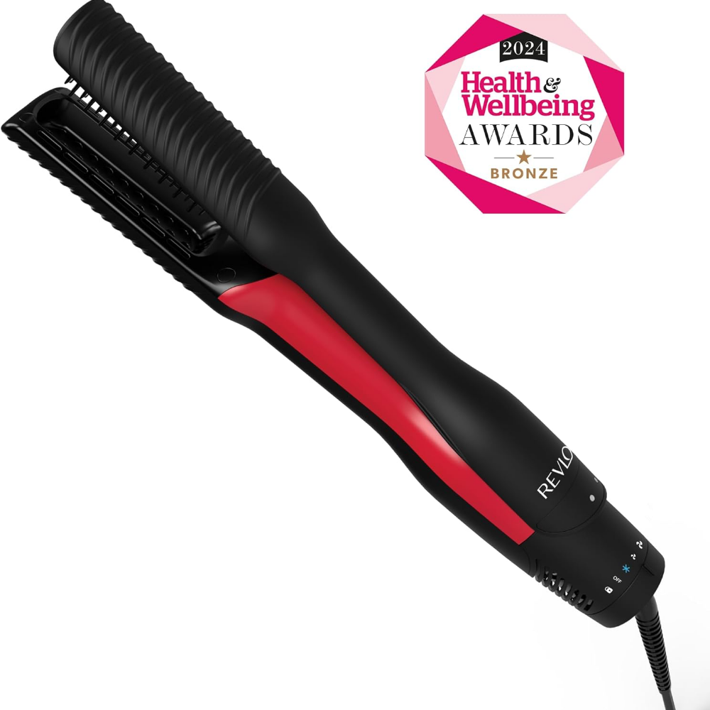 Revlon Pro Collection One-Step Air Straight 2-In-1 Hair Dryer & Straightener Black