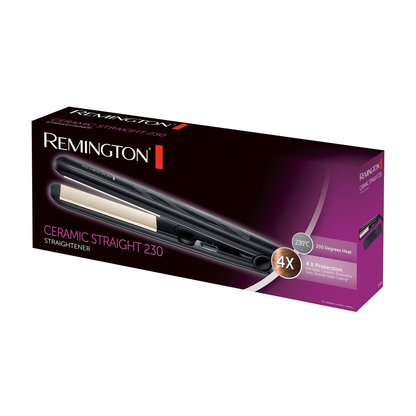 Remington Ceramic Straight 230 Hair Straightener S3500