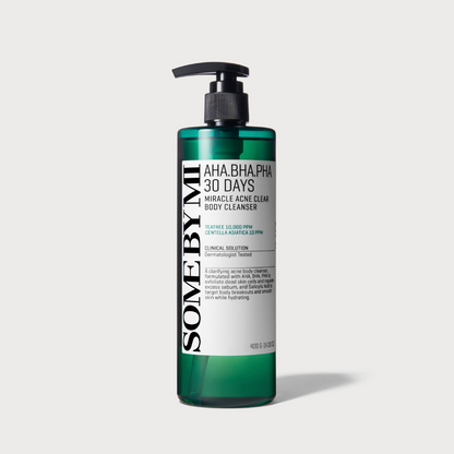 Some By Mi 30 Days AHA, BHA, PHA Miracle Acne Clear Body Cleanser 400g