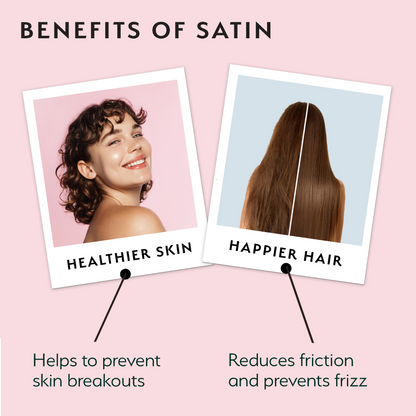 Silver Cloud Satin Pillowcase White