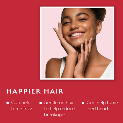 Silver Cloud Satin Gift Set Heart Print