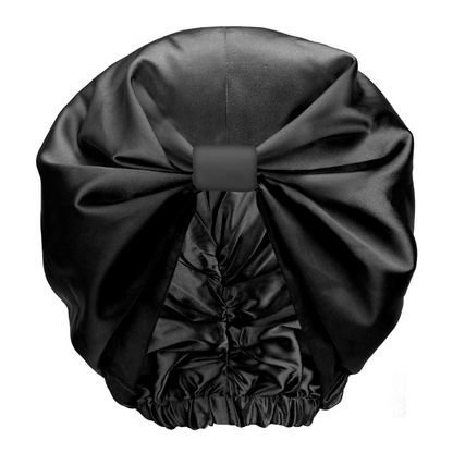 Silver Cloud Hair Wrap Black