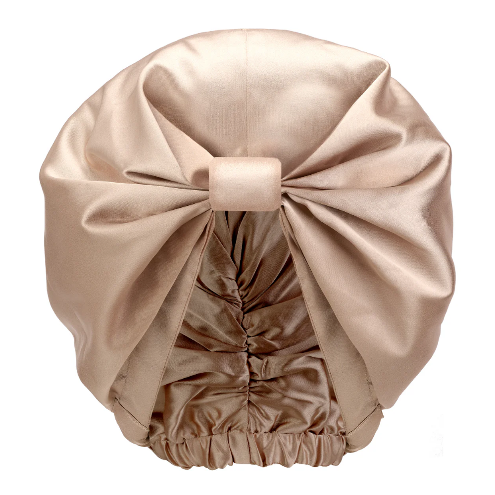Silver Cloud Hair Wrap Caramel