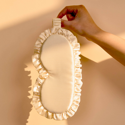 Silver Cloud Satin Sleep Eye Mask Buttercup