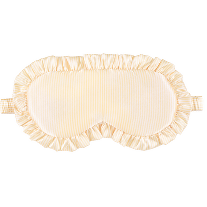 Silver Cloud Satin Sleep Eye Mask Buttercup