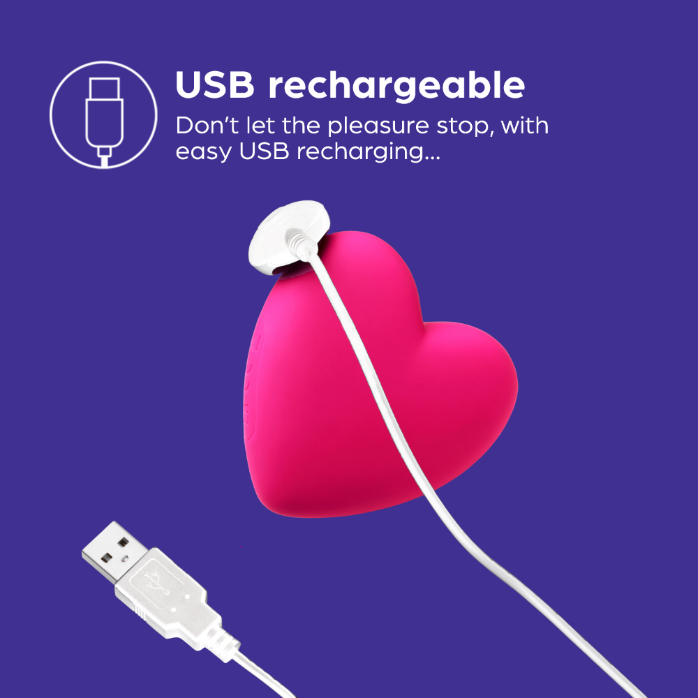 So Divine Je T'Aime Heart Vibrator