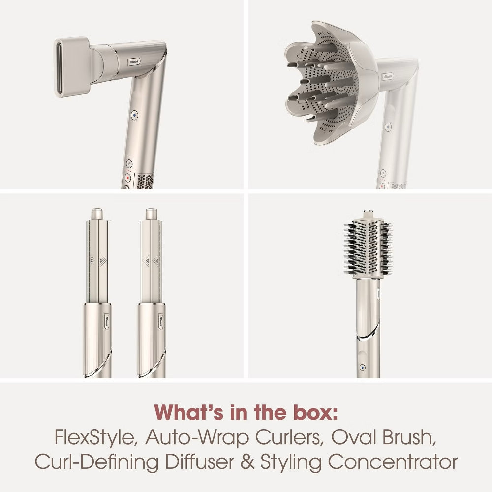 Shark Beauty FlexStyle 4-In-1 Air Styler & Hair Dryer for Curly & Coily Hair Stone