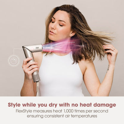 Shark Beauty FlexStyle 4-In-1 Air Styler & Hair Dryer for Curly & Coily Hair Stone