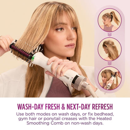 Shark Beauty SmoothStyle Hot Air Brush & Smoothing Comb Silk