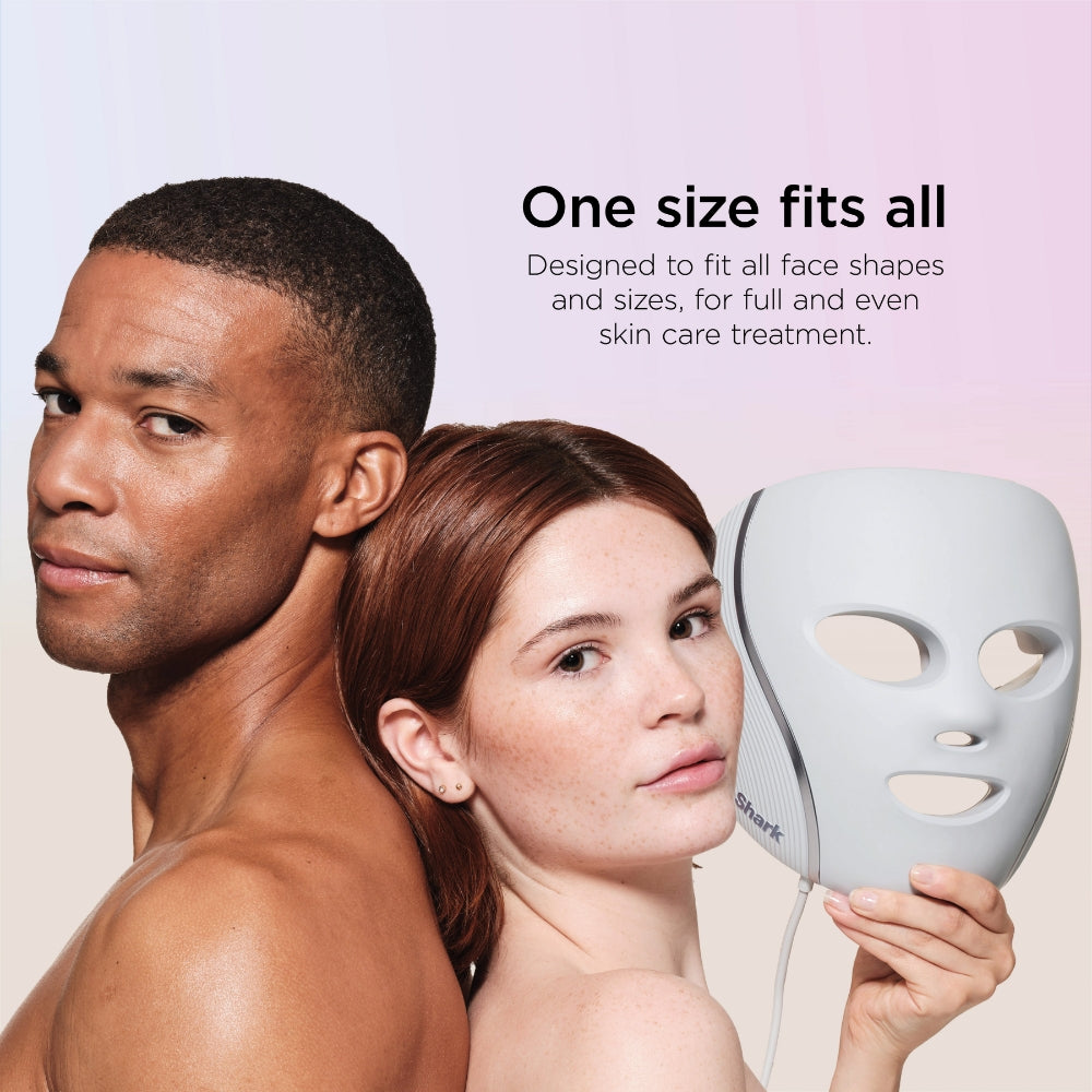 Shark Beauty CryoGlow Under-Eye Cooling & LED Anti-Ageing & Blemish Repair Mask Blue Frost