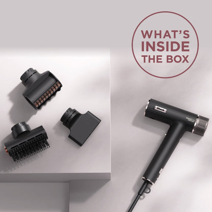 Shark Beauty SpeedStyle Pro 3-In-1 High-Velocity Hair Dryer for Straight & Wavy Hair Black