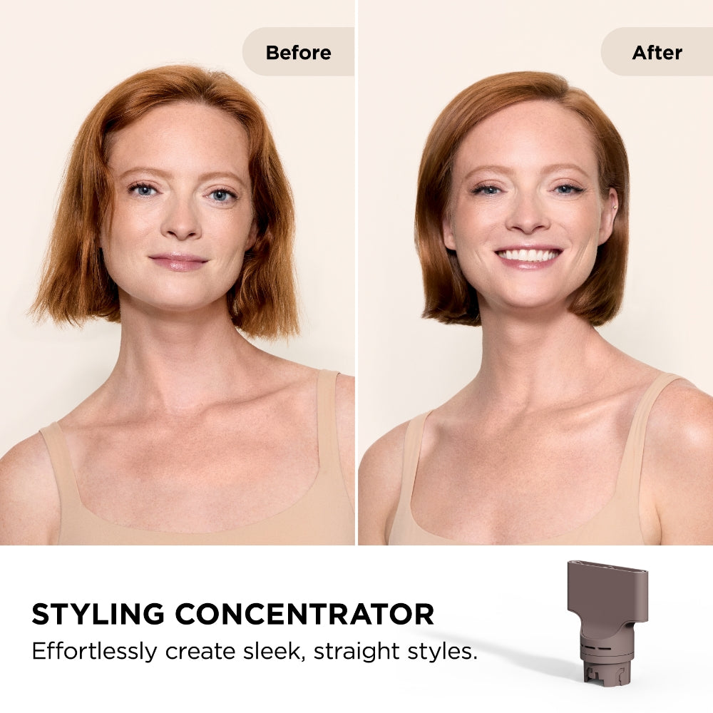 Shark Beauty FlexFusion Straight 5-In-1 Air Styler, Dryer & Ceramic Straightener with Storage Case Cosmic Blush