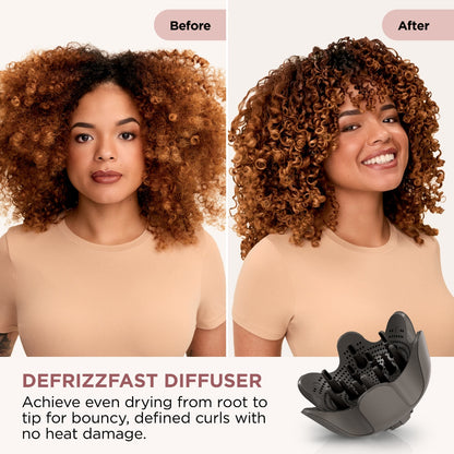 Shark SpeedStyle Pro Flex 4-In-1 High-Velocity Hair Dryer Mocha/Silver