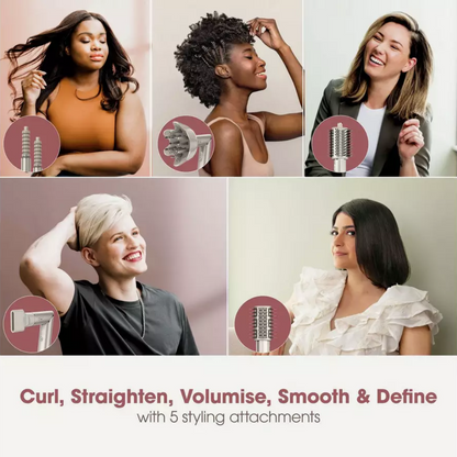 Shark Beauty FlexStyle 5-In-1 Air Styler & Hair Dryer with Storage Case Stone