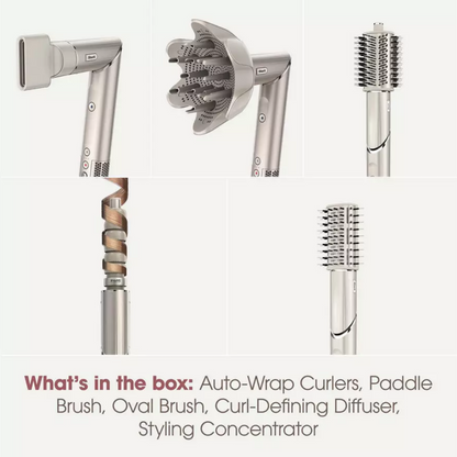 Shark Beauty FlexStyle 5-In-1 Air Styler & Hair Dryer with Storage Case Stone