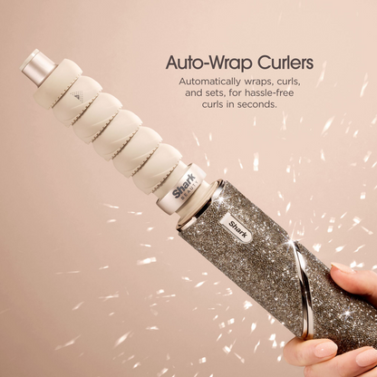 Shark Beauty Limited Edition FlexStyle 5-In-1 Air Styler & Hair Dryer with Storage Case Champagne Diamond