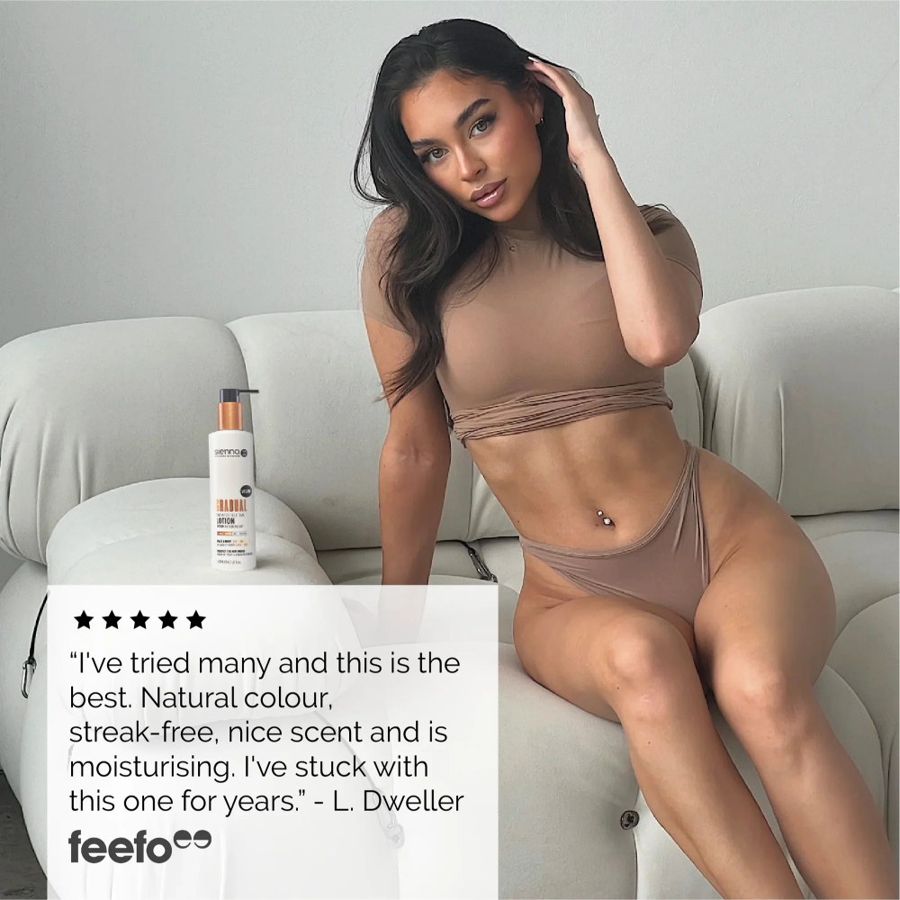 Sienna X Gradual Untinted Self Tan Lotion 200ml