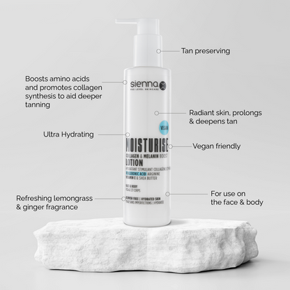 Sienna X Moisturise Collagen & Melanin Boosting Lotion 200ml