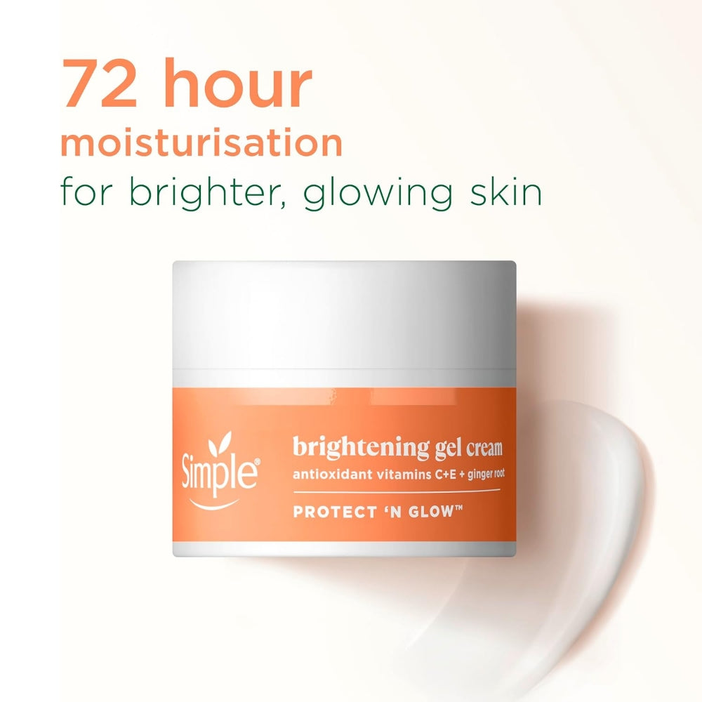 Simple Protect 'N' Glow 72H Brightening Gel Cream 50ml