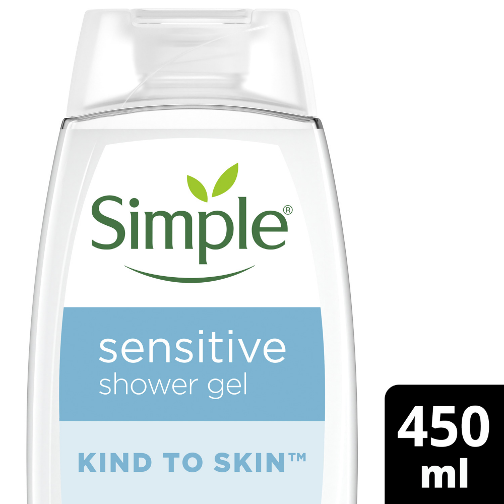 Simple Kind To Skin Sensitive Shower Gel 450ml
