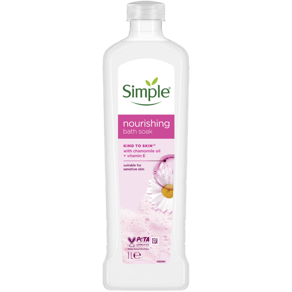 Simple Kind To Skin Nourishing Bath Soak 1000ml