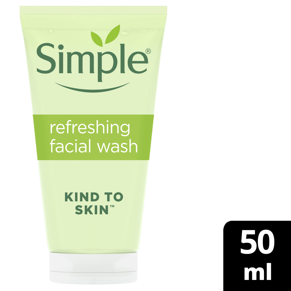Simple Kind to Skin Refreshing Facial Wash Gel 50ml