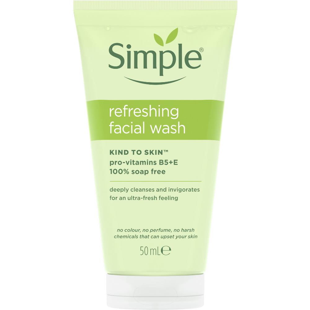 Simple Kind to Skin Refreshing Facial Wash Gel 50ml