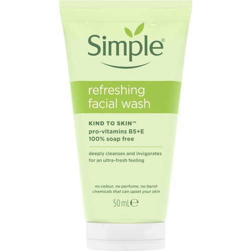 Simple Kind to Skin Refreshing Facial Wash Gel 50ml