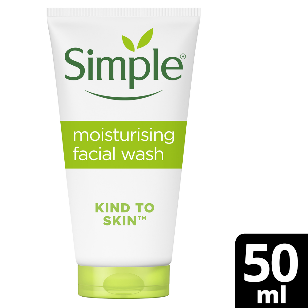 Simple Kind To Skin Moisturising Facial Foam Wash 50ml