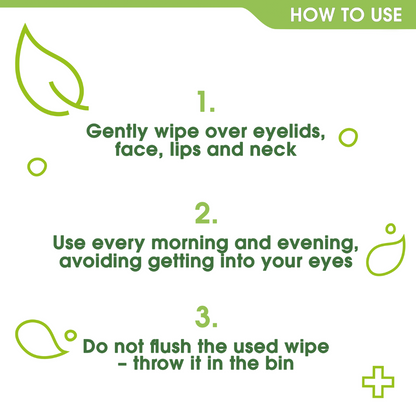 Simple Kind To Skin Cleansing Biodegradable Face Wipes Pack of 7