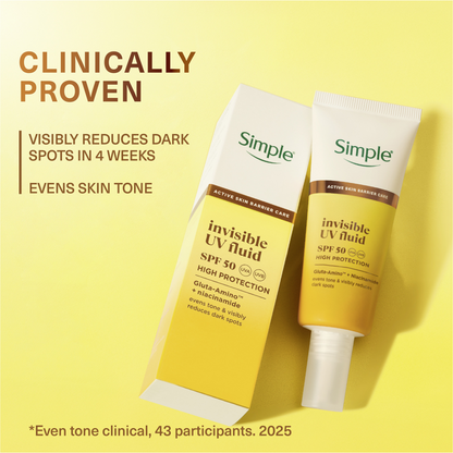 Simple Invisible Fluid SPF50 40ml