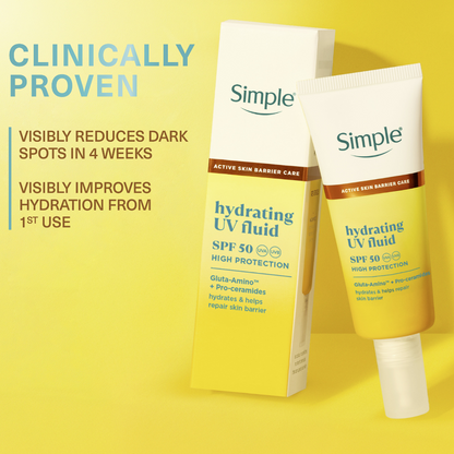 Simple Hydrating Fluid SPF50 40ml